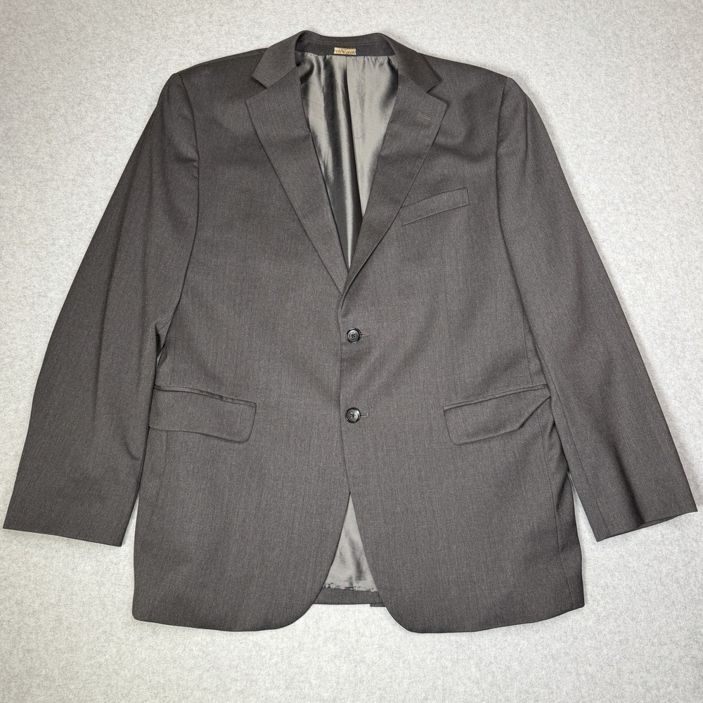 Banana Republic Lanificio F. LLI Cerruti Blazer Men's 44 R Modern Fit Wool Gray